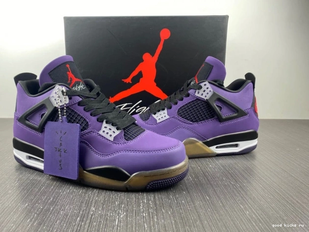 Rep Jordan 766296 (Friends LN4 and Travis Retro Scott 4 Purple Family) 0630